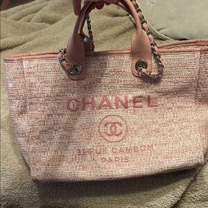Chanel Pink Tote Bag